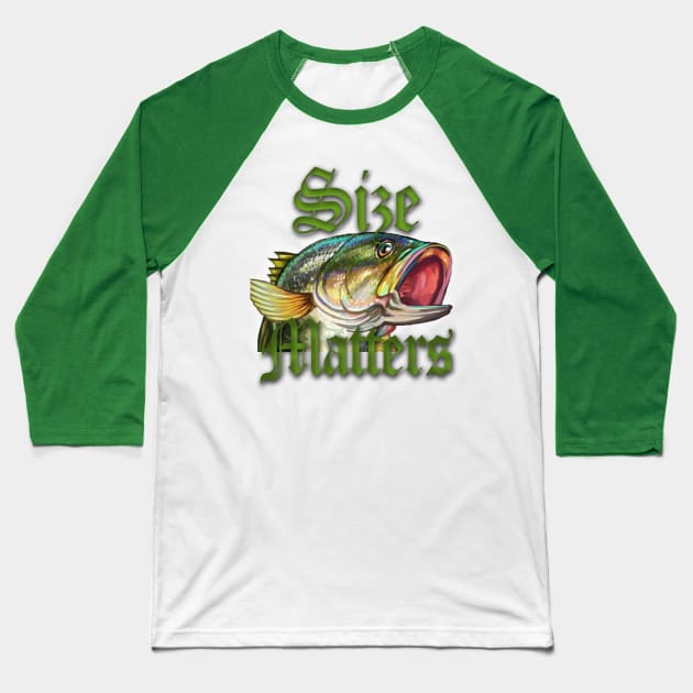 Size Matters Baseball T-Shirt by Moon Coffee